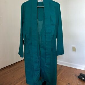 Christian Dior Paris Green vintage robe or vintage blazer